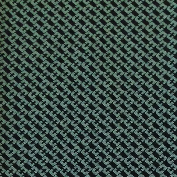 $598 NWT Auth Diane von Furstenberg Caspian green black link print pants mfg S - Picture 7 of 7